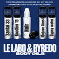 Le Labo and Byredo’s type top 5 body oils travel size